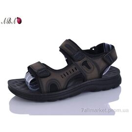 Сандалії чоловічі літні Літо 530 khaki (8 пар р.40-45) "Aba" недорого оптом від прямого постачальника