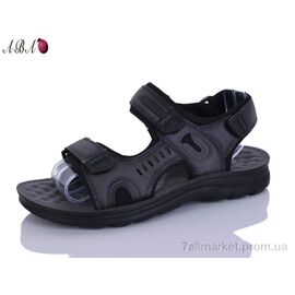 Сандалії чоловічі літні Літо 530 grey (8 пар р.40-45) "Aba" недорого оптом від прямого постачальника