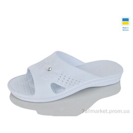 Фотография Шлепки женские облегченные Лето Камінчик новий білий (8 пар р.36-41) "Lot Shoes" недорого оптом от прямого поставщика