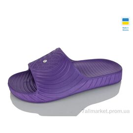Фотография Шлепки женские облегченные Лето Сердечко фіолетовий (8 пар р.36-41) "Lot Shoes" недорого оптом от прямого поставщика