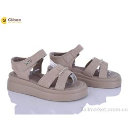 Фотография Босоножки детские летние Лето ZC2281-2 khaki (6 пар р.32-37) "Clibee" недорого оптом от прямого поставщика