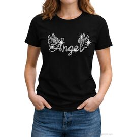 Фотография Футболка женская Лето 260 чорний (5 шт. р.сетка M-3XL) "Алия" недорого оптом от прямого поставщика