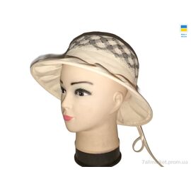 Фотография Шляпа женская Лето 0748 бежевий (4 шт. р.сетка 56-58) "Mabi" недорого оптом от прямого поставщика
