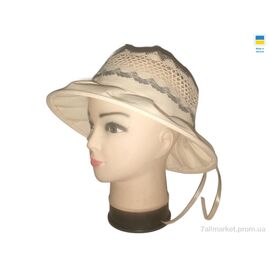 Фотография Шляпа женская Лето 0749 бежевий (4 шт. р.сетка 56-58) "Mabi" недорого оптом от прямого поставщика