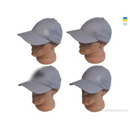 Фотография Кепка унисекс Лето 0753 сірий (4 шт. р.сетка 56-60) "Mabi" недорого оптом от прямого поставщика