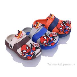 Фотография Кроксы детские летние Лето KR40 mix (12 пар р.18-23) "Elmob" недорого оптом от прямого поставщика