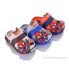 Фотография Кроксы детские летние Лето KR40B mix (12 пар р.30-35) "Elmob" недорого оптом от прямого поставщика