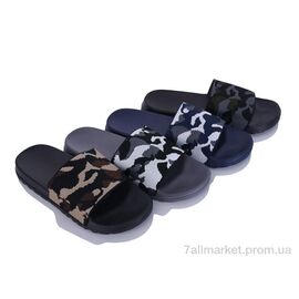 Фотография Шлепки детские летние Лето RC53 mix (12 пар р.36-41) "Elmob" недорого оптом от прямого поставщика