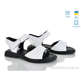 Фотография Босоножки женские летние Лето 2606-32-white (8 пар р.36-41) "Fat Fox-Tamei" недорого оптом от прямого поставщика