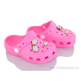 Фотография Кроксы детские летние Лето 2102-3 (6 пар р.22-25) "BABYSHOP" недорого оптом от прямого поставщика