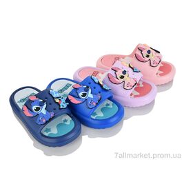 Фотография Шлепки детские летние Лето C990 mix (12 пар р.30-35) "BABYSHOP" недорого оптом от прямого поставщика