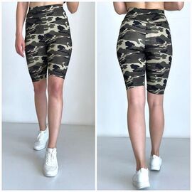 Фотография Велосипедки женские 5711 khaki р.S-XL "VICTORY" недорого оптом от прямого поставщика