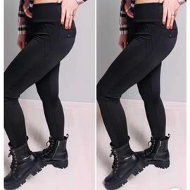 Фотография Лосины женские 0504 black р.XL-4XL "VICTORY" недорого оптом от прямого поставщика