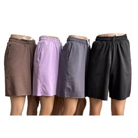 Фотография Шорты женские 1239 purple р.S-XL "VICTORY" недорого оптом от прямого поставщика