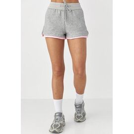 Фотография Шорты женские 1354 l.grey р.S-XL "VICTORY" недорого оптом от прямого поставщика