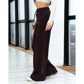 Штани спортивні жіночі Б44 chocolate р.S-XL "AZNA" недорого оптом від прямого постачальника