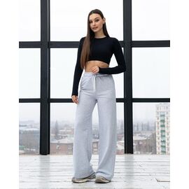 Штани спортивні жіночі Б44 l.grey р.S-XL "AZNA" недорого оптом від прямого постачальника