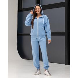 Костюм спортивний жіночий теплий Д107 l.blue р.S-XL "AZNA" недорого оптом від прямого постачальника
