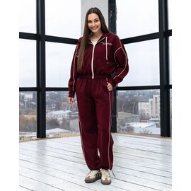 Костюм спортивний жіночий теплий Д117 wine р.XS-L "AZNA" недорого оптом від прямого постачальника