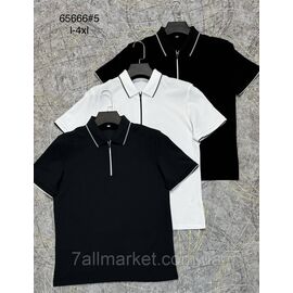 Фотография Футболка-поло мужская молодёжная р-ры L-4XL (3цв) "PROSTOMEN" недорого оптом от прямого поставщика