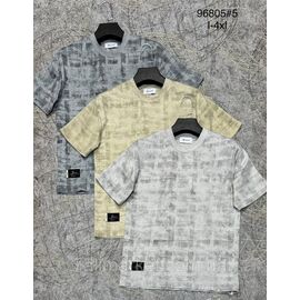 Фотография Футболка мужская молодёжная р-ры L-4XL (3цв) "PROSTOMEN" недорого оптом от прямого поставщика