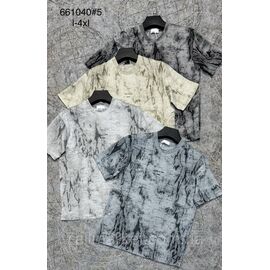 Фотография Футболка мужская молодёжная р-ры L-4XL (4цв) "PROSTOMEN" недорого оптом от прямого поставщика