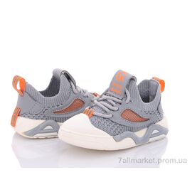 Фотография Кроссовки детские модные Лето 2318 сірий (6 пар р.21-26) "ASHIGULI" недорого оптом от прямого поставщика
