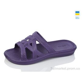 Фотография Шлепки женские облегченные Лето Камінчик старий т.фіолет (8 пар р.36-41) "Lot Shoes" недорого оптом от прямого поставщика