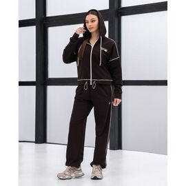 Костюм спортивний жіночий теплий Д183 chocolate р.XS-L "AZNA" недорого оптом від прямого постачальника