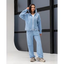 Костюм спортивний жіночий теплий Д183 l.blue р.XS-L "AZNA" недорого оптом від прямого постачальника