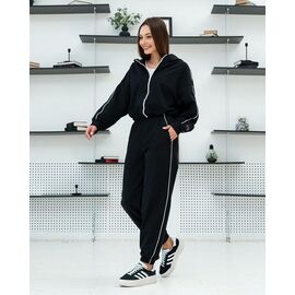 Костюм спортивний жіночий теплий ТРІЙКА6 black р.XS-L "AZNA" недорого оптом від прямого постачальника