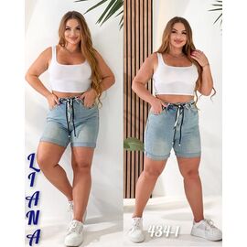 Фотография Шорты женские 434-1 l.blue р.31-38 "Beki" недорого оптом от прямого поставщика