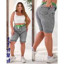 Фотография Шорты женские 316-1 l.grey р.28-33 "Beki" недорого оптом от прямого поставщика