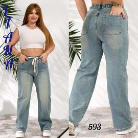 Фотография Джинсы женские 593 l.blue р.30-36 "Beki" недорого оптом от прямого поставщика