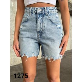 Фотография Шорты женские 355-1275 l.bue р.34-42 "Jeans Style" недорого оптом от прямого поставщика