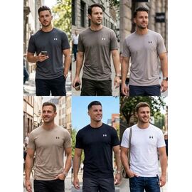 Футболка чоловіча S3092 d.grey р.46-54 "Shon" недорого оптом від прямого постачальника