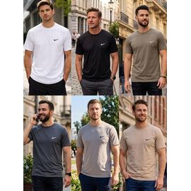 Футболка чоловіча S3105 black р.46-54 "Shon" недорого оптом від прямого постачальника