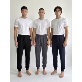 Штани спортивні чоловічі AX126 black р.S-XL "AXT" недорого оптом від прямого постачальника