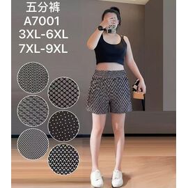 Фотография Шорты женские A7001 mix р.3XL-9XL "Алия" недорого оптом от прямого поставщика