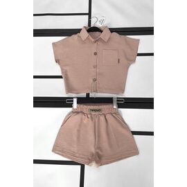 Фотография Костюм детский на девочку 525 nude р.128-152 "Kosmy" недорого оптом от прямого поставщика