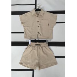 Фотография Костюм детский на девочку 525 beige р.128-152 "Kosmy" недорого оптом от прямого поставщика