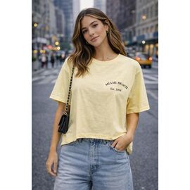футболка жіноча 6021 yellow р.S-L "Major" недорого оптом від прямого постачальника