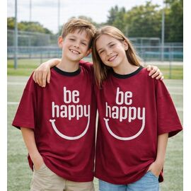 Фотография Футболка детская унисекс M1422 red р.10-14 "MMZ" недорого оптом от прямого поставщика