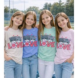 Фотография Футболка детская на девочку M1427 blue р.10-14 "MMZ" недорого оптом от прямого поставщика