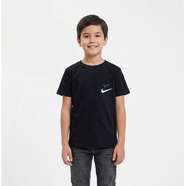 Фотография Футболка детская на мальчика M1508 black р.7-11 "MMZ" недорого оптом от прямого поставщика