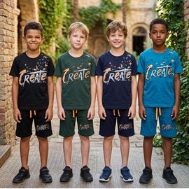 Фотография Костюм детский на мальчика M1471 green р.9-12 "MMZ" недорого оптом от прямого поставщика