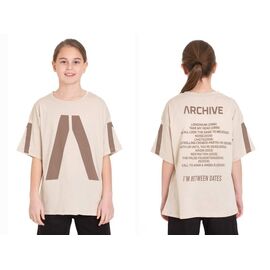 Фотография Футболка детская на девочку M1570 beige р.10-14 "MMZ" недорого оптом от прямого поставщика