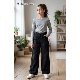 Фотография Джинсы детские на девочку JE99-2 black р.8-12 "MMZ" недорого оптом от прямого поставщика
