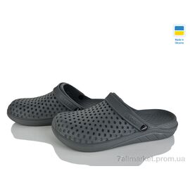 Крокси чоловічі легкі Літо Крок С68 сірий (6 пар р.41-45) "Vladimir" недорого оптом від прямого постачальника