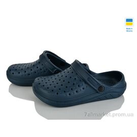 Крокси жіночі літні Літо Cross 025-1 т.синій (6 пар р.36-41) "Vladimir" недорого оптом від прямого постачальника
